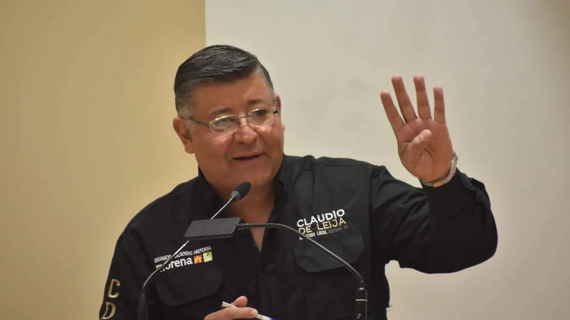 Para Ciudad Madero acudió el candidato por el distrito 20, Claudio Leija Hinojosa 